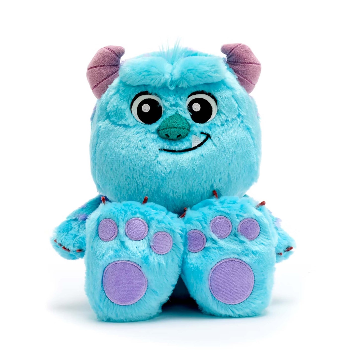 11-inch Sulley "Big Feet" plush toy from Disney Pixar's Monsters, Inc., featured in a custom gift basket for Walt Disney World and Universal Orlando resort deliveries