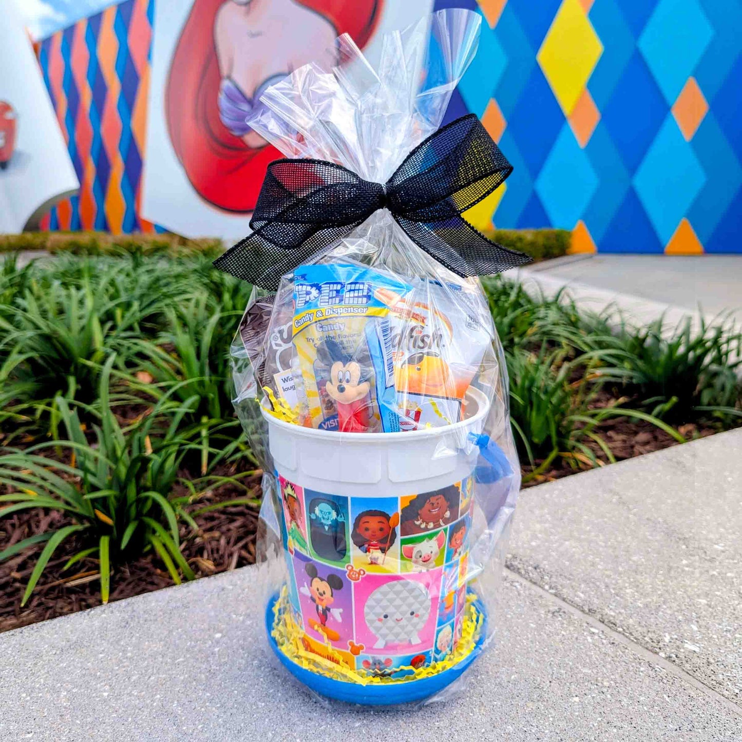 Disney Refillable Popcorn Bucket Gift Basket