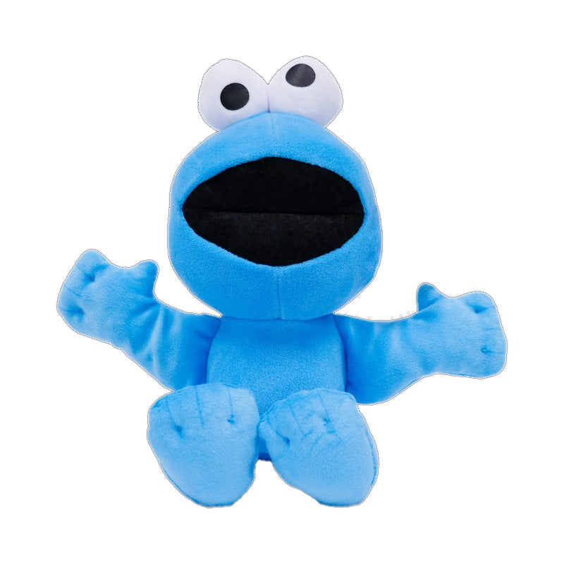 Cookie Monster Plush Gift Basket - Cookie Monster 8" (Licensed) plush