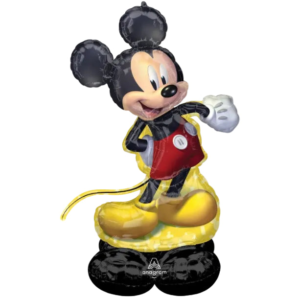 Giant Disney Mickey Mouse Forever Airloonz standing foil balloon for celebration displays.