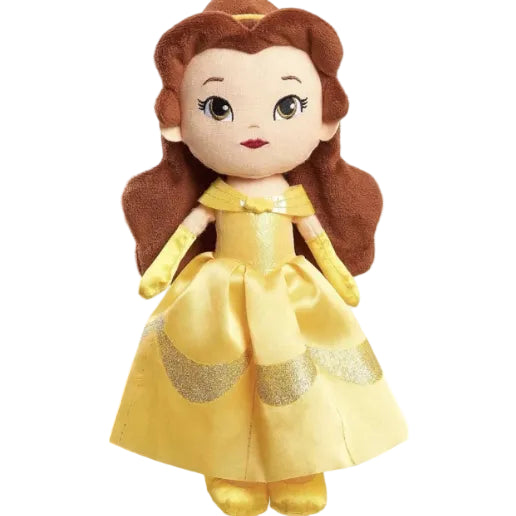 Licensed Disney Princess So Sweet Belle 13.5-inch plush doll in her classic yellow dress for custom Orlando resort gift baskets