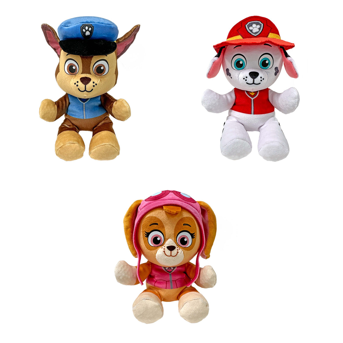 Hero Trio - Chase, Marshall and Skye 8 inch licensed plush