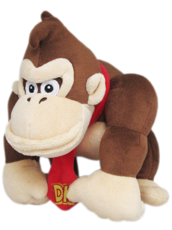 Licensed Nintendo Donkey Kong ten-inch plush character toy for custom Super Mario themed resort gift baskets