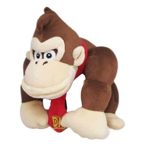 Licensed Nintendo Donkey Kong ten-inch plush character toy for custom Super Mario themed resort gift baskets