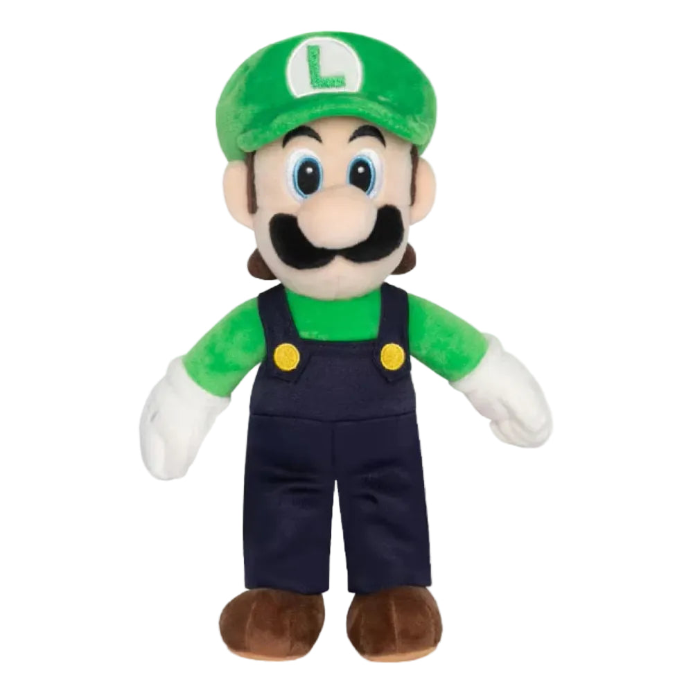 Licensed Super Mario Bros Luigi plush toy character for custom Nintendo themed resort gift baskets