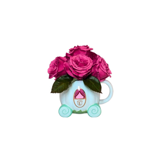 Cinderella Carriage Mug & 6 Roses