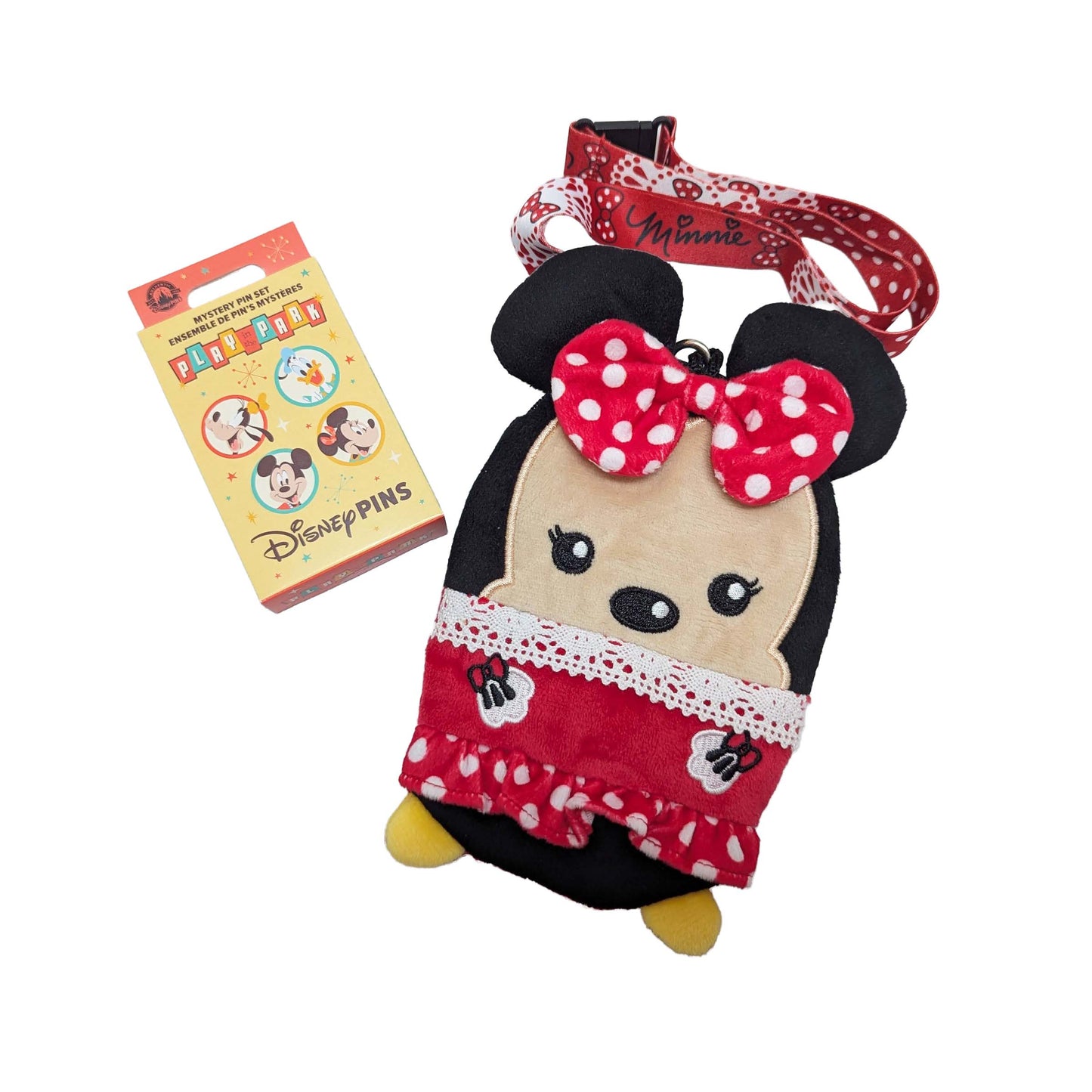 Disney Pin Trading Starter Set with Character Zippered Pouch