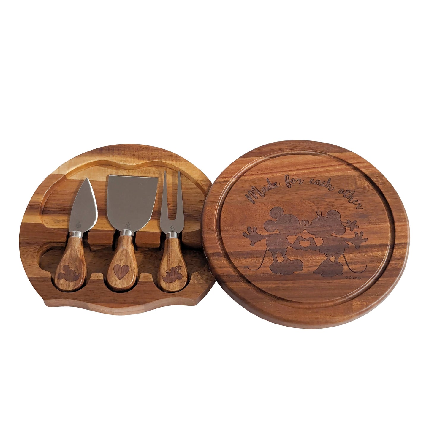 Mickey & Minnie "Made for Each Other" Charcuterie Board Gift Basket