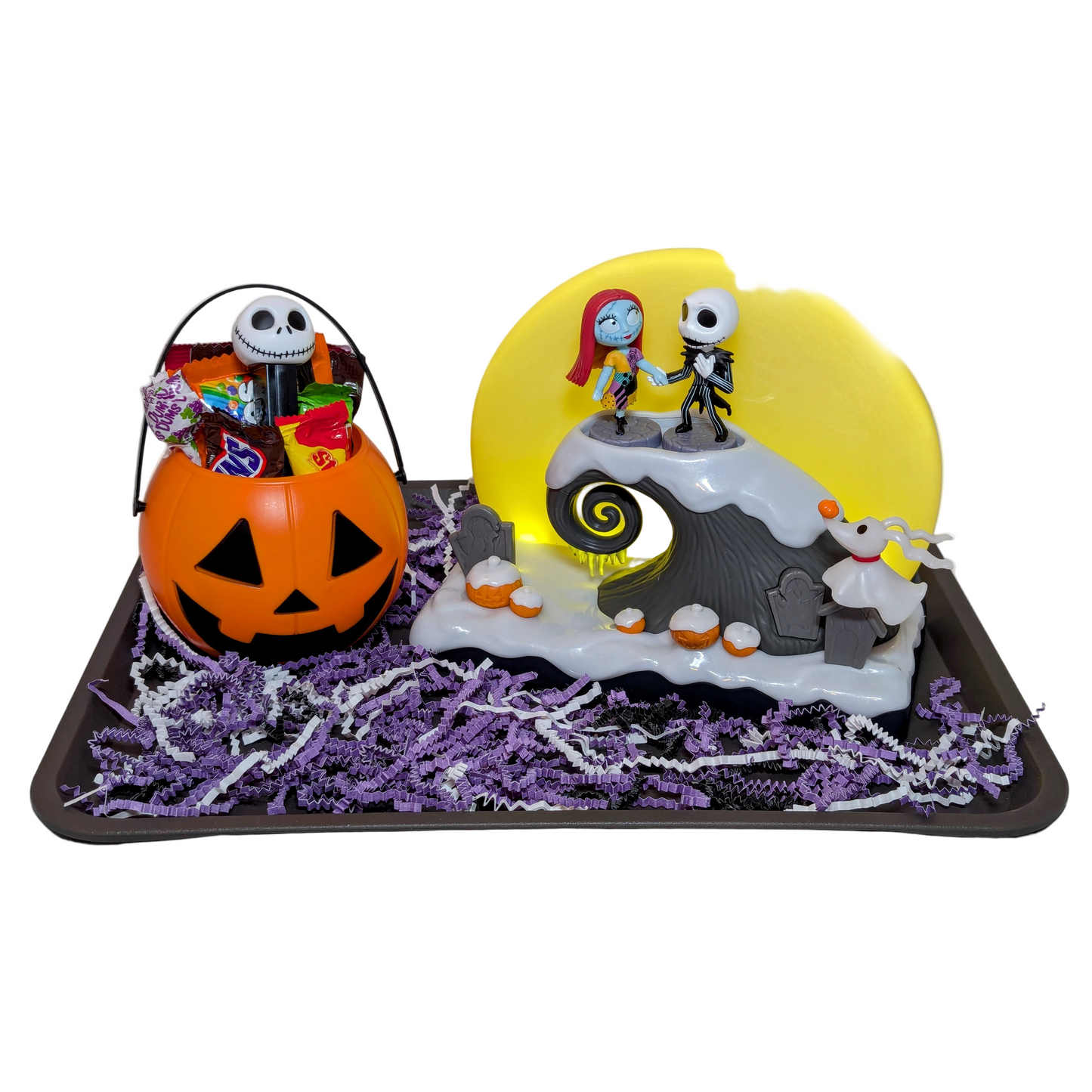 Nightmare Before Christmas Light Up Gift Basket