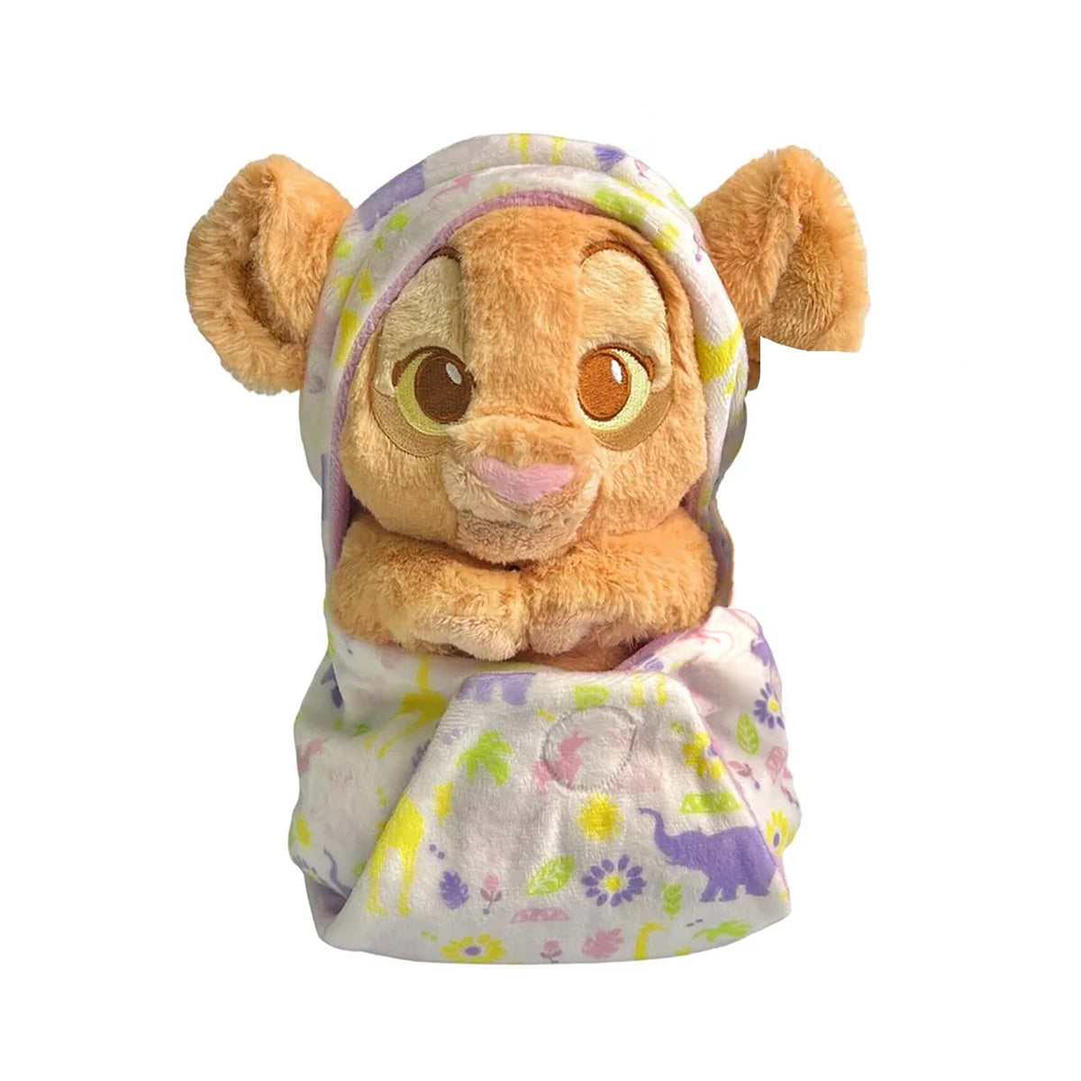 Disney Parks Baby in Swaddle Nala plush for baby's first Disney trip gift basket