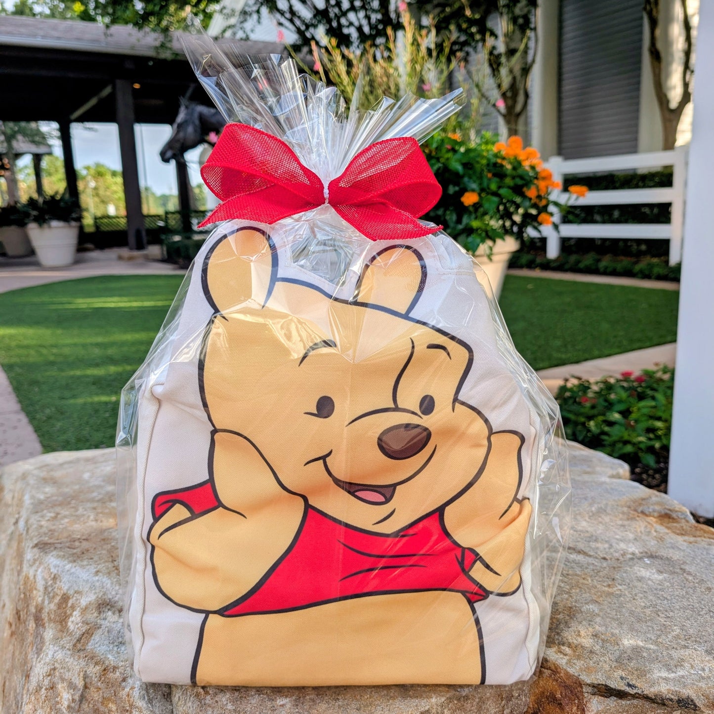 Disney Character Canvas Tote Snack Gift Basket