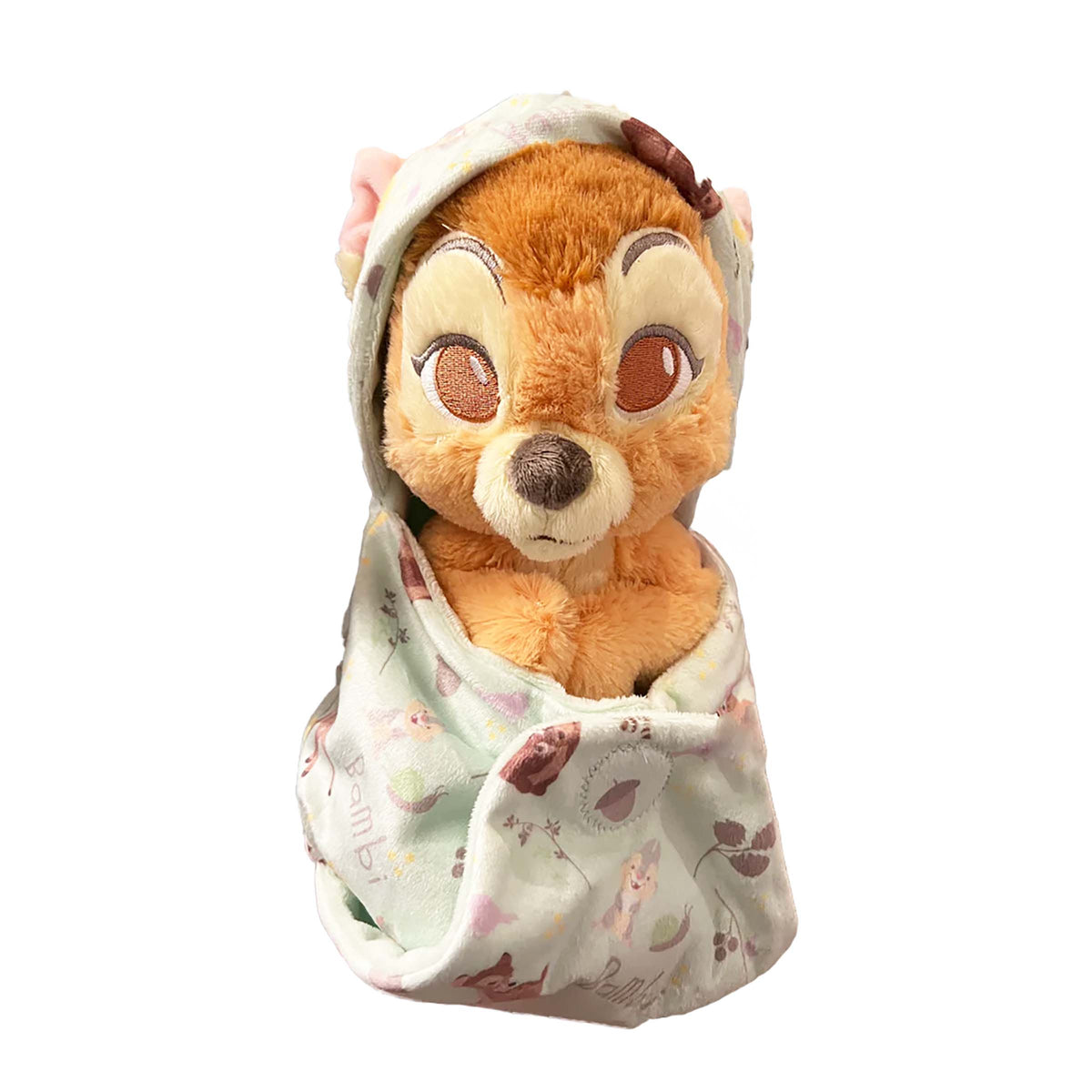 Disney Parks Baby in Swaddle Bambi plush for baby's first Disney trip gift basket