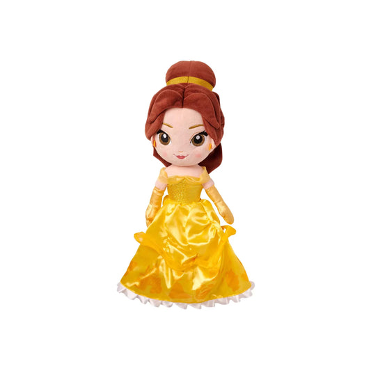 Licensed Disney Parks Beauty and the Beast Belle 14.5-inch plush doll in her signature yellow ballgown for custom Orlando resort gift baskets