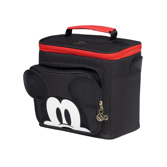 Mickey Mouse insulated square lunch cooler bag with iconic character ears for custom themed vacation gift baskets