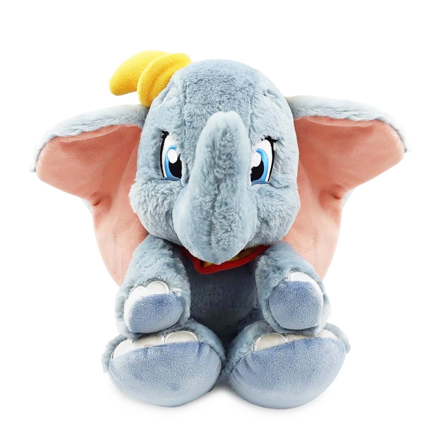 Licensed Disney Parks Dumbo Big Feet 10-inch plush toy character with large feet and a yellow hat for custom themed resort gift baskets