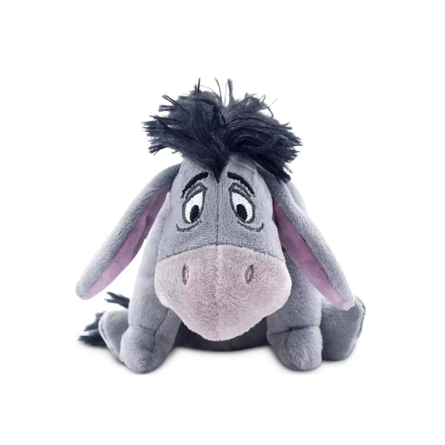 Licensed Disney Parks Eeyore 6.75-inch mini bean bag plush toy for custom Winnie the Pooh themed resort gift baskets