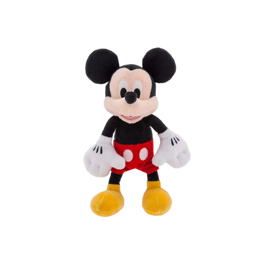 Licensed Disney Parks Mickey Mouse mini bean bag 8.25-inch plush toy character with an open-mouth smile for custom themed resort gift baskets