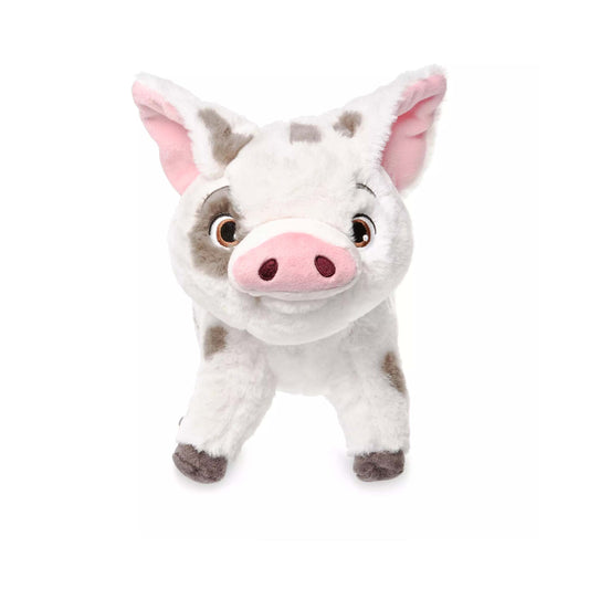 Licensed Disney Parks Pua 9.5-inch small plush toy character with gray spots and pink ears for custom Moana themed resort gift baskets