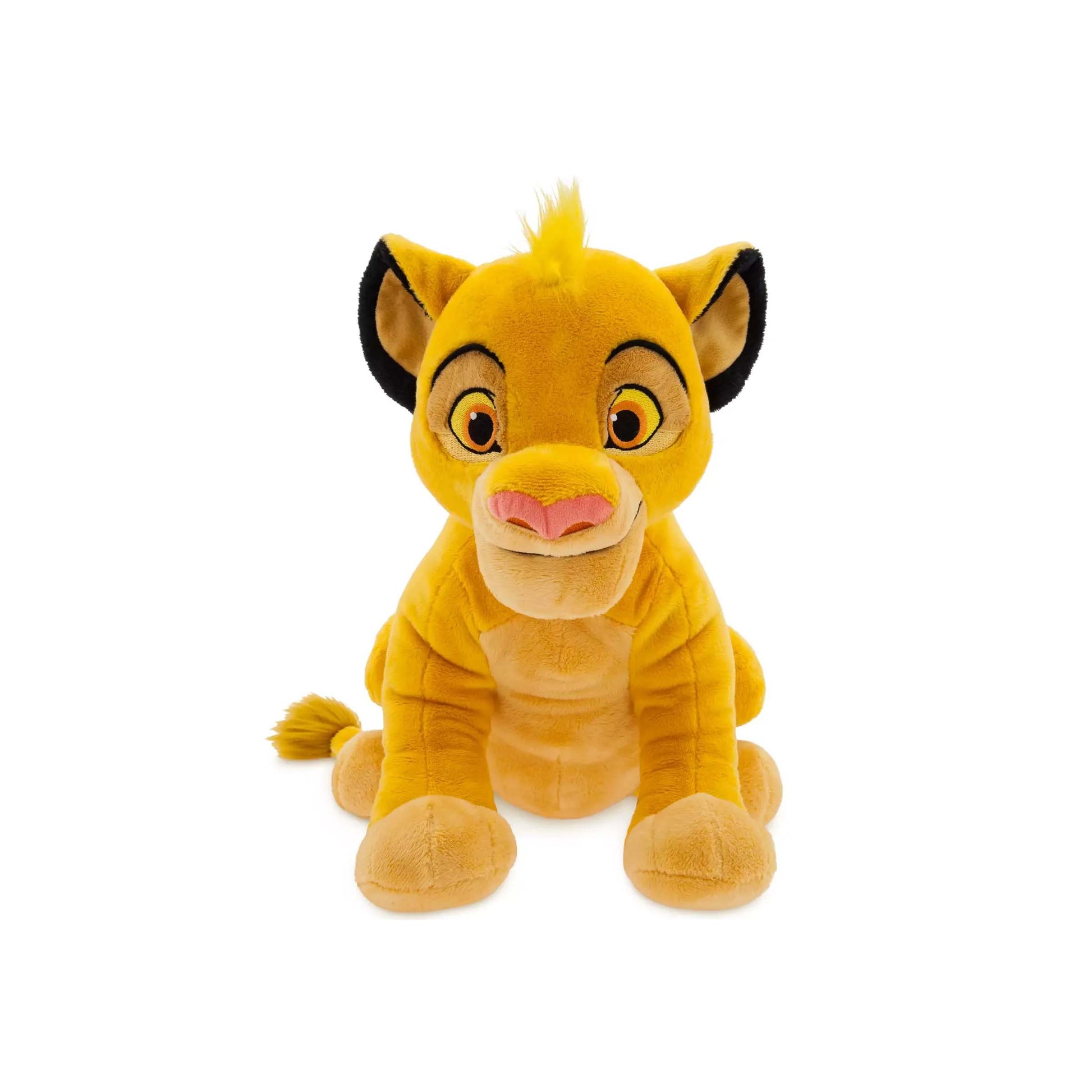 Licensed Disney Parks Simba 13-inch medium plush toy character from The Lion King for custom themed resort gift baskets