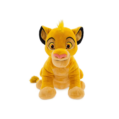 Licensed Disney Parks Simba 13-inch medium plush toy character from The Lion King for custom themed resort gift baskets