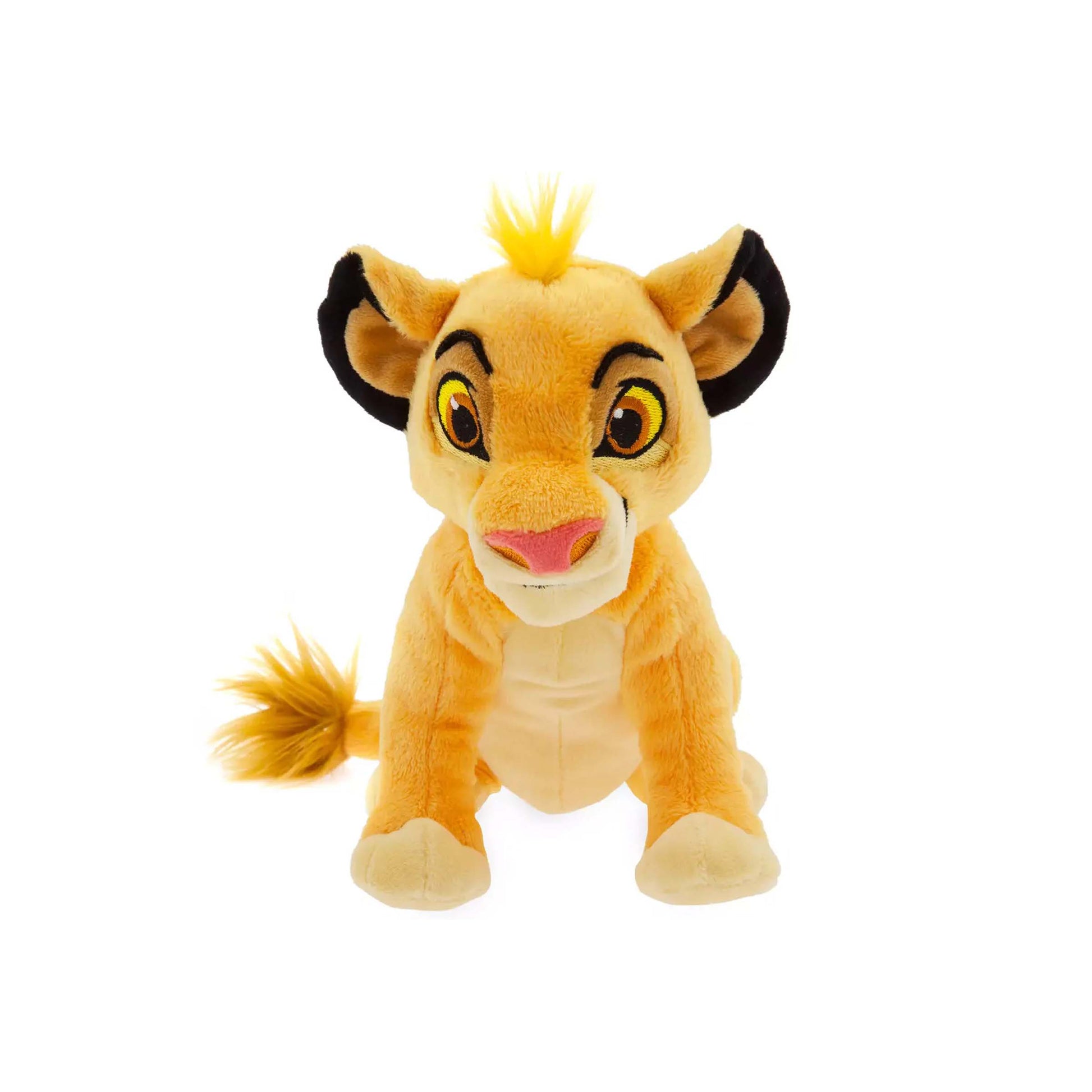 Licensed Disney Parks Simba mini bean bag 7-inch plush toy character from The Lion King for custom themed resort gift baskets