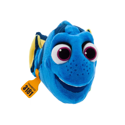 Disney Pixar Dory plush toy with Disney Parks transfer tag, included in custom gift baskets for Walt Disney World resort guests in Orlando