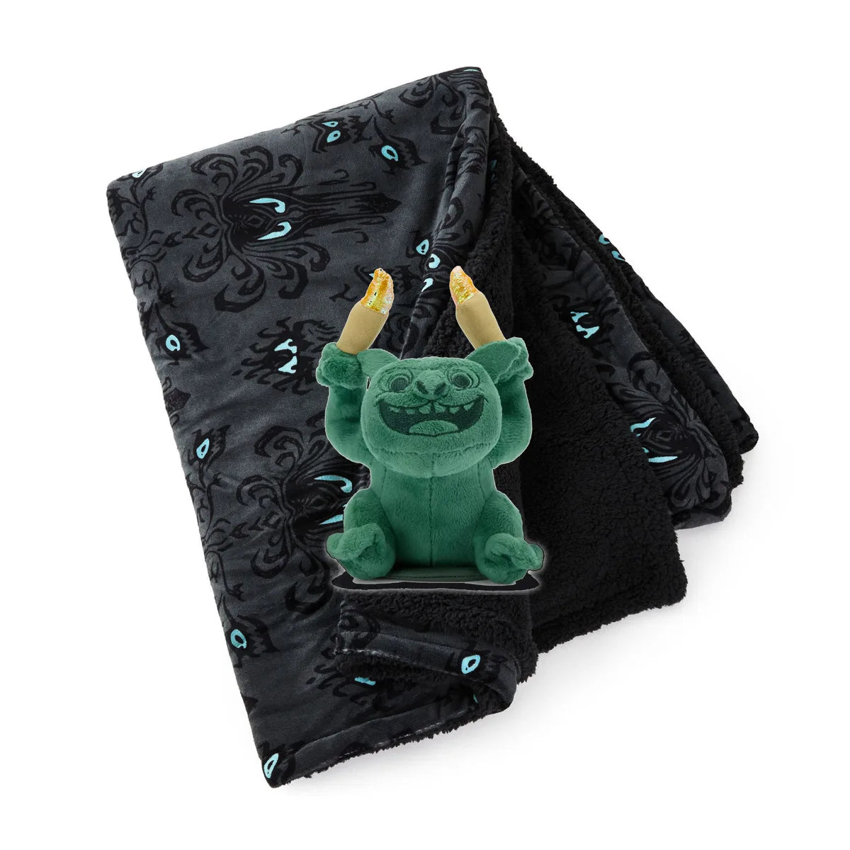Disney Haunted Mansion Throw Blanket & Gargoyle Shoulder Sitter Gift Set