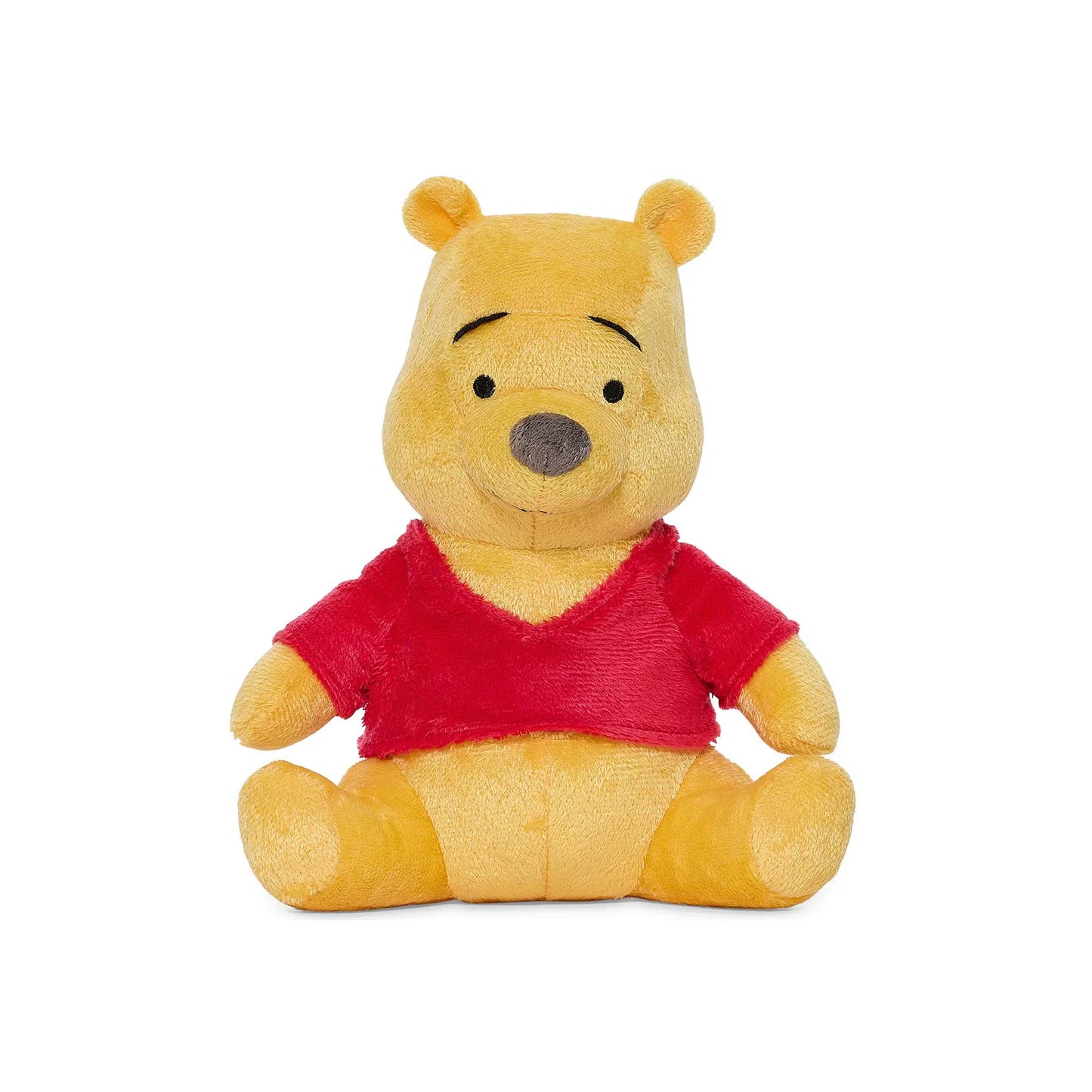 Licensed Disney Collection Winnie the Pooh 9-inch plush toy character wearing his classic red shirt for custom themed resort gift baskets