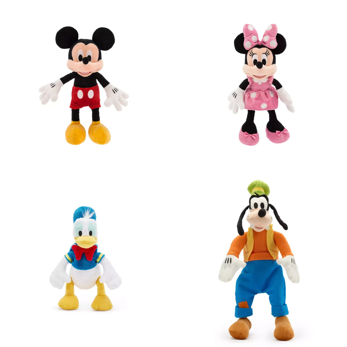 Mickey Minnie Donald and Goofy Disney Parks plush Fab Four gift basket