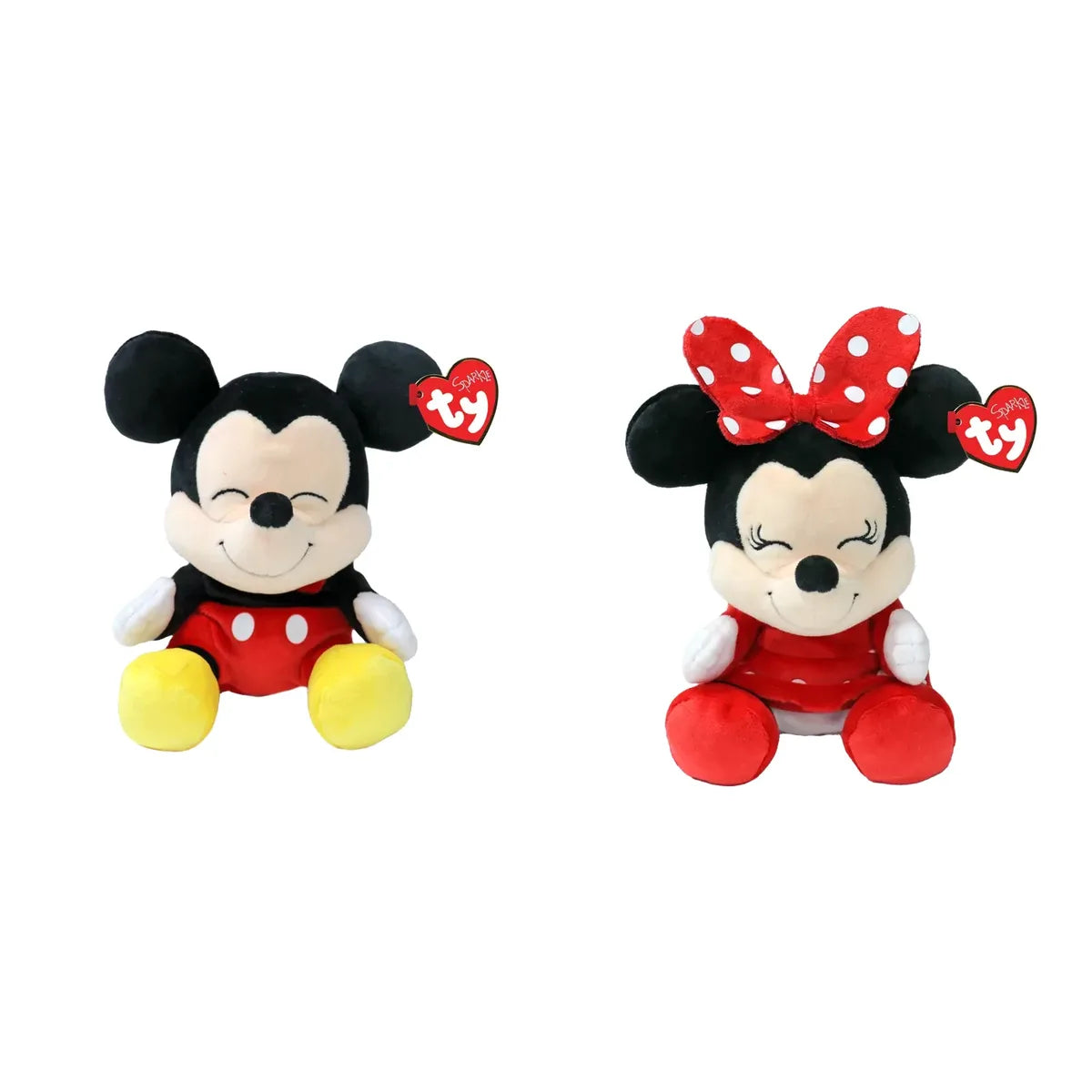 Mickey and Minnie licensed plush Sweethearts Duo gift basket