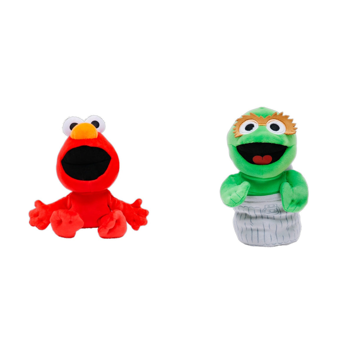 Odd Couple Duo - Elmo and Oscar the Grouch 8 inch licensed plush