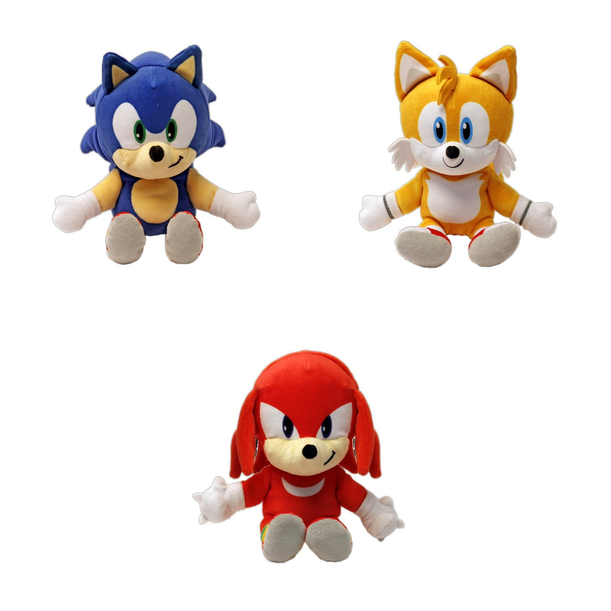 Sonic Gift Basket - Team Sonic Trio - Sonic+Tails+Knuckles (8" Licensed)