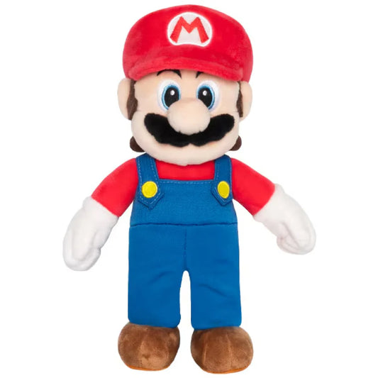 Licensed Super Mario Bros Mario plush toy character for custom Nintendo themed resort gift baskets